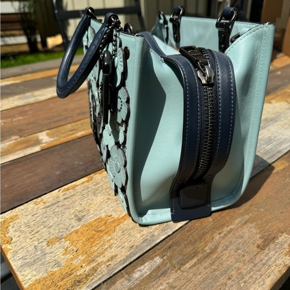 Coach Rogue 25 with Tea Rose in blue/green - Picture 10 of 16
